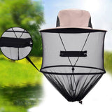 Mosquito Head Net Hat with Hidden Mesh
