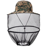 Mosquito Head Net Hat with Hidden Mesh