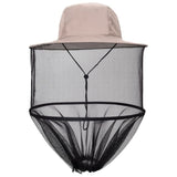 Mosquito Head Net Hat with Hidden Mesh