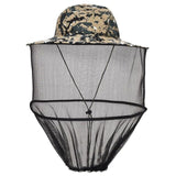 Mosquito Head Net Hat with Hidden Mesh