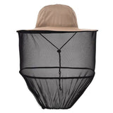 Mosquito Head Net Hat with Hidden Mesh