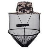 Mosquito Head Net Hat with Hidden Mesh
