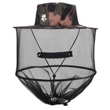 Mosquito Head Net Hat with Hidden Mesh